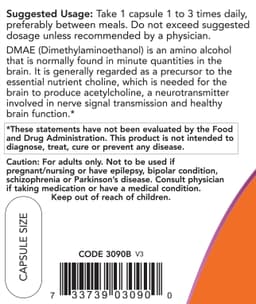 NOW Foods - Deanol - 100 Vcaps
