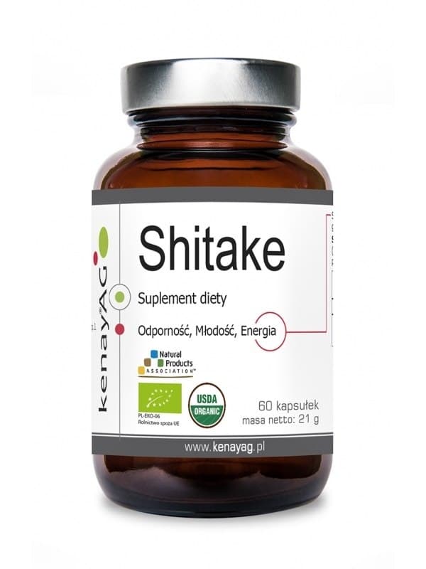 Kenay - Shiitake - 60 Caps – Kenay förpackning