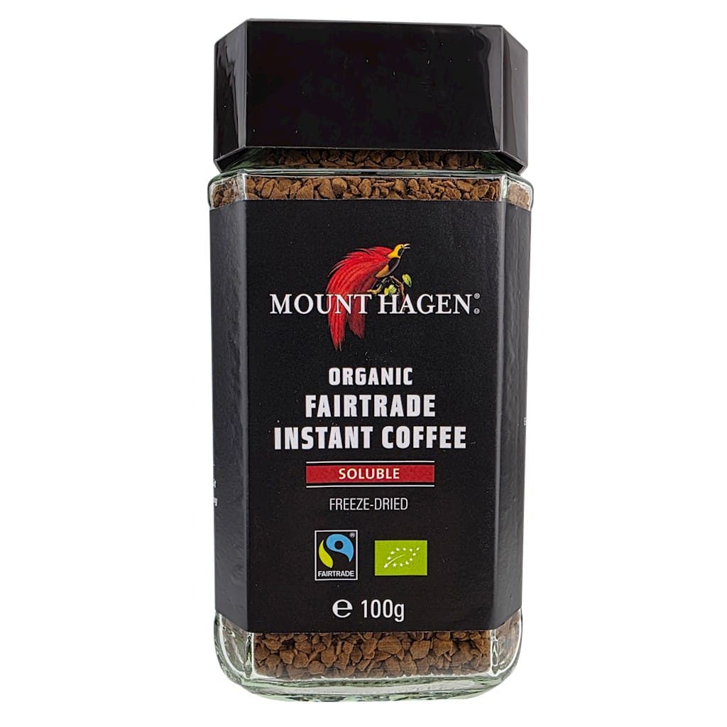 Mount Hagen - Organic Fairtrade Instant Coffee - 100g