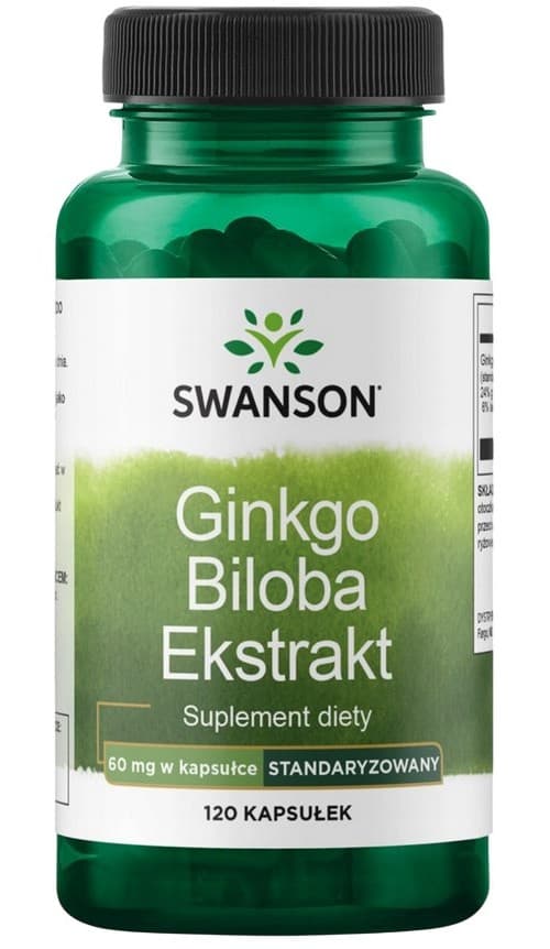 Swanson - Ginkgo Biloba -uute 120 Caps