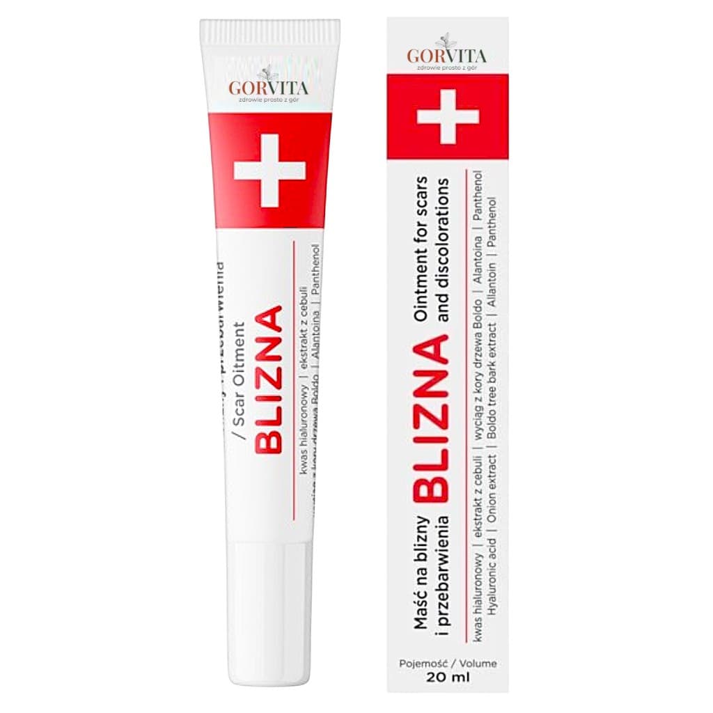 Gorvita - Blizna Scar Ointment - 20ml – Gorvita förpackning