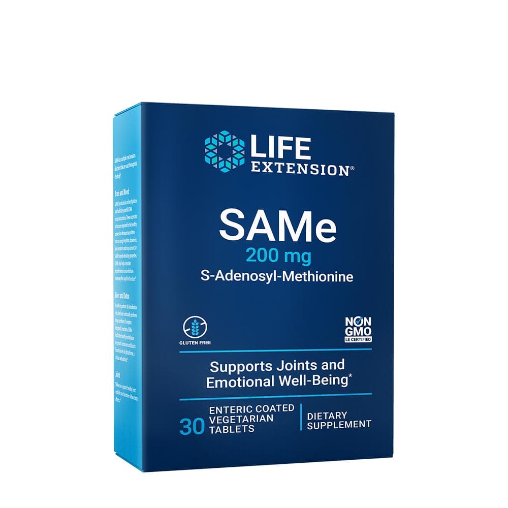 Life Extension - S-Adenosyl-Methionine 200mg - 30 Tabs