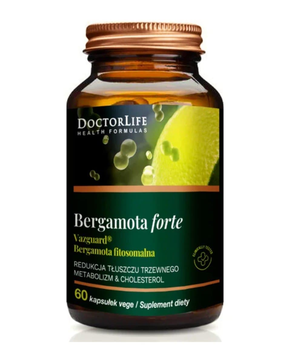 Doctor Life - Bergamota Forte - 60 Caps – Doctor Life förpackning