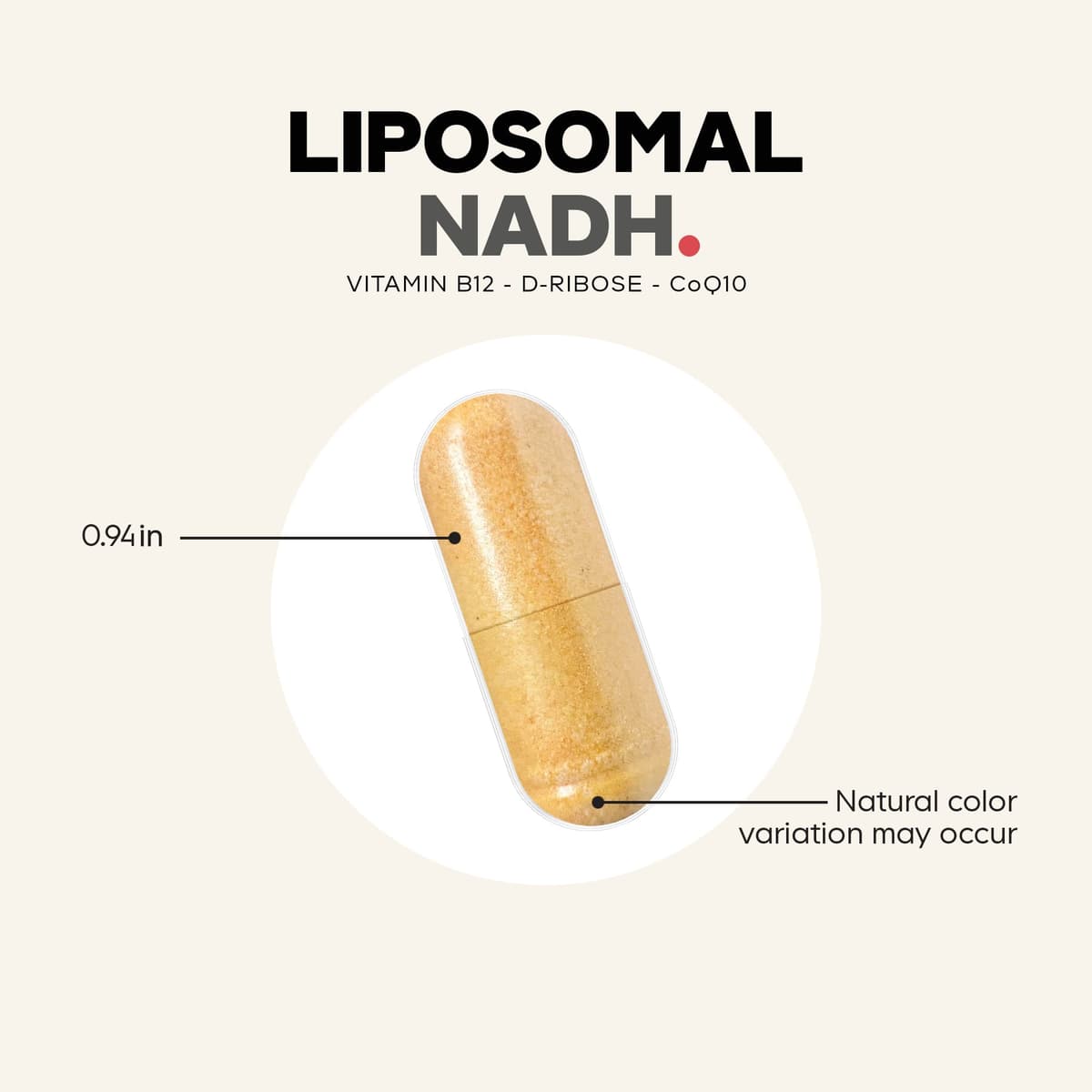 Codeage Liposomal Nadh+ - 60 Vcaps - 60 Vegetabilske Kapsler
