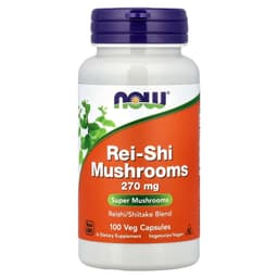 NOW Foods - Rei-Shi Mushrooms - 100 Veg Capsules