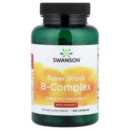 Swanson - Super Stress B-Complex With Vitamin C - 100 Caps