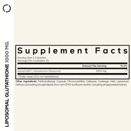Codeage - Liposomal Glutathione 1000mg - 60 Caps