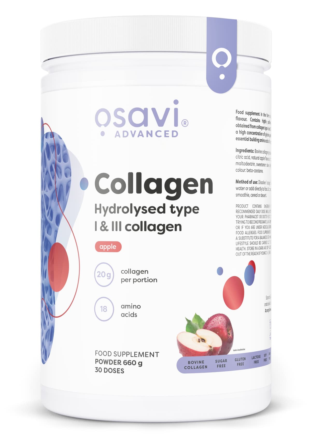 Osavi - Hydrolyzed Collagen Type I & III – Osavi förpackning