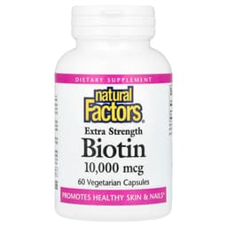 Natural Factors - Biotin Extra Strength - 60 Caps