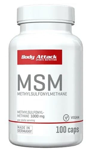 Body Attack - MSM - 100 kapselia – Body Attack