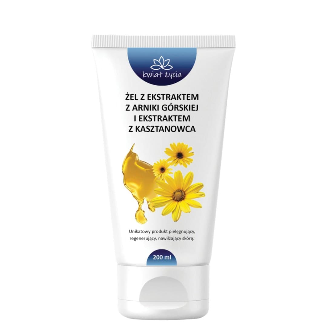 KWIAT ŻYCIA Żel z ekstraktem z arniki górskiej i kasztanowca 200ml
