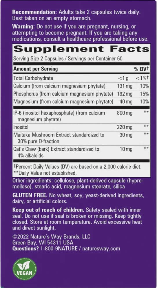 Nature's Way - Cell Forté Max3 - 120 Caps