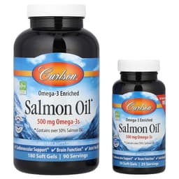 Carlson Labs - Norwegian Salmon Oil - 180 + 50 Sgels