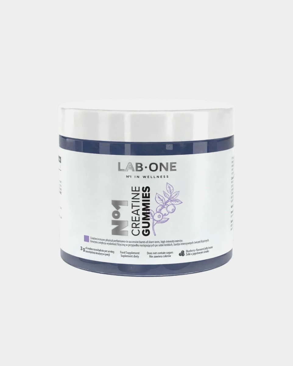 LAB ONE - Creatine Gummies - Berry, 60 gummies – LAB ONE förpackning