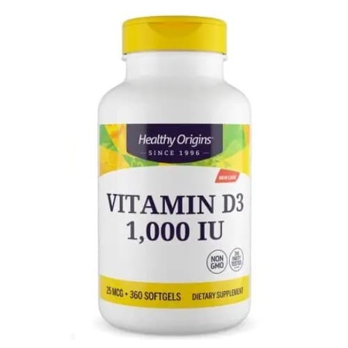 Healthy Origins Vitamin D3 – Healthy Origins packaging