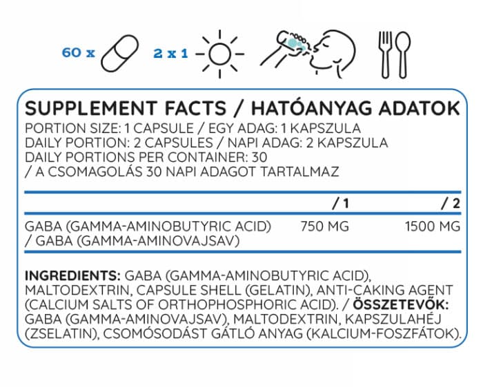 Nutriversum - GABA - 60 Kaps