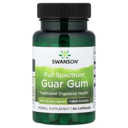 Swanson - Full Spectrum Guar Gum - 60 Caps