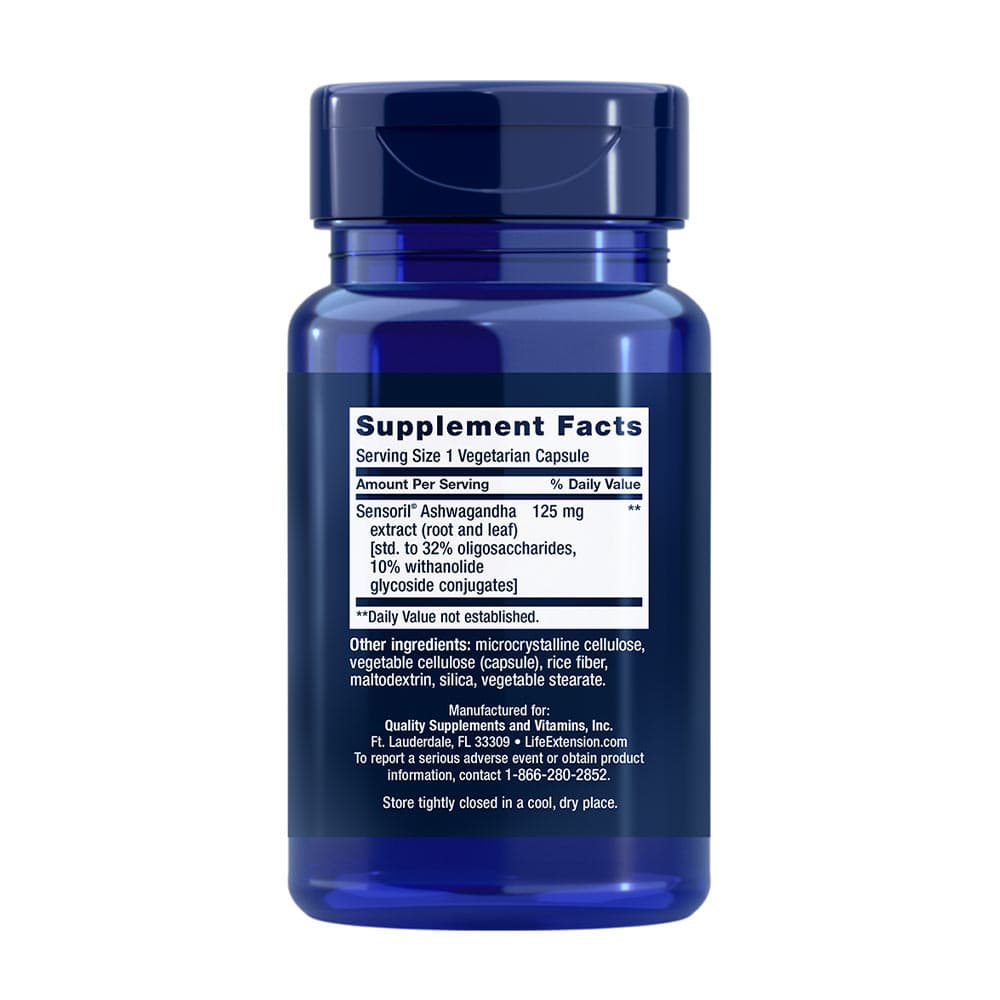 Life Extension - Optimoitu Ashwagandha - 60 Kapselia