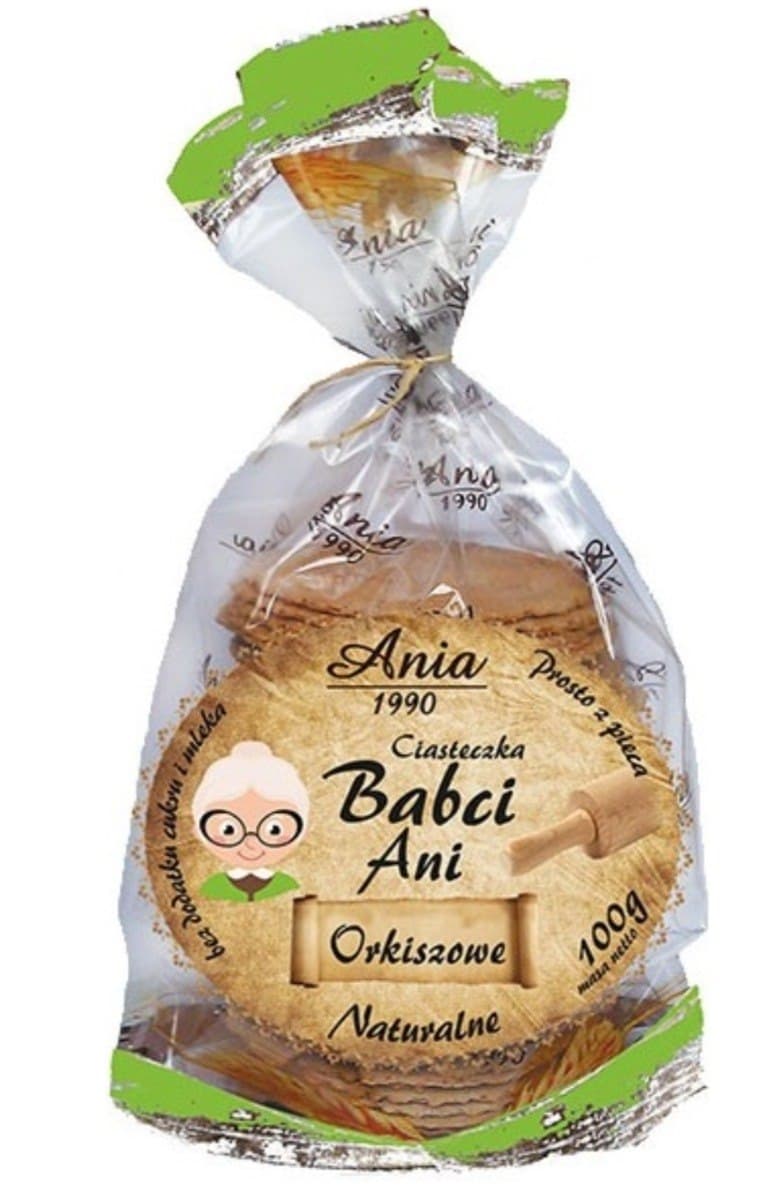 Ania - Babci Ani Cookies - 100g – Ania förpackning