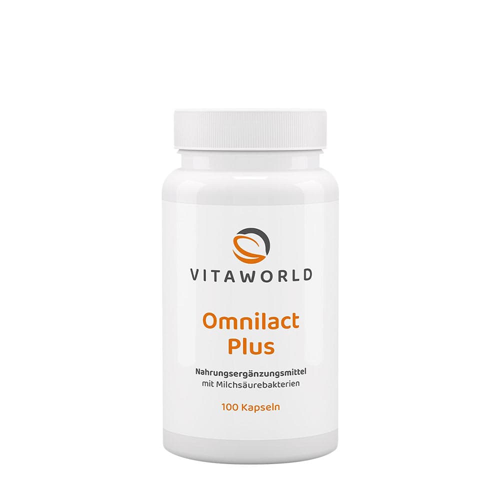 Vitaworld - Omnilact Plus - 100 Caps – Vitaworld förpackning
