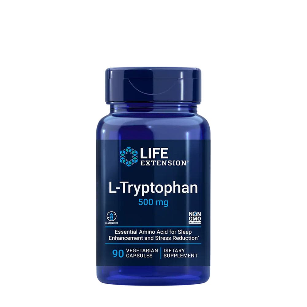 Life Extension - L-Tryptophan - 90 Vcaps – Life Extension förpackning
