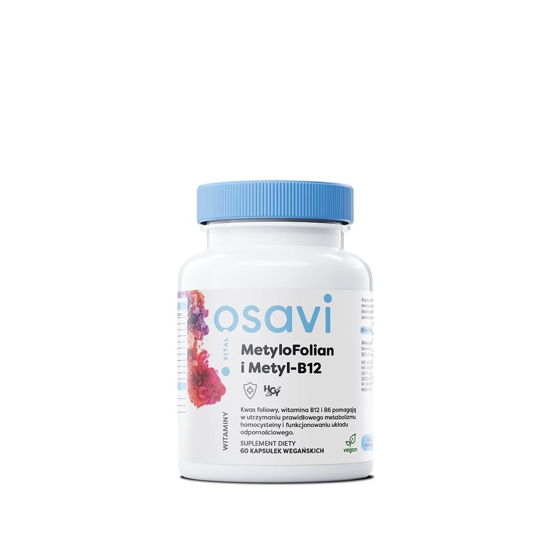 Osavi Nature - Methylfolate & Metyl-B12 (60 Vcaps) – Osavi förpackning