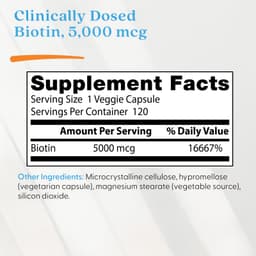 Doctor's Best - Biotin - 120 Vcaps