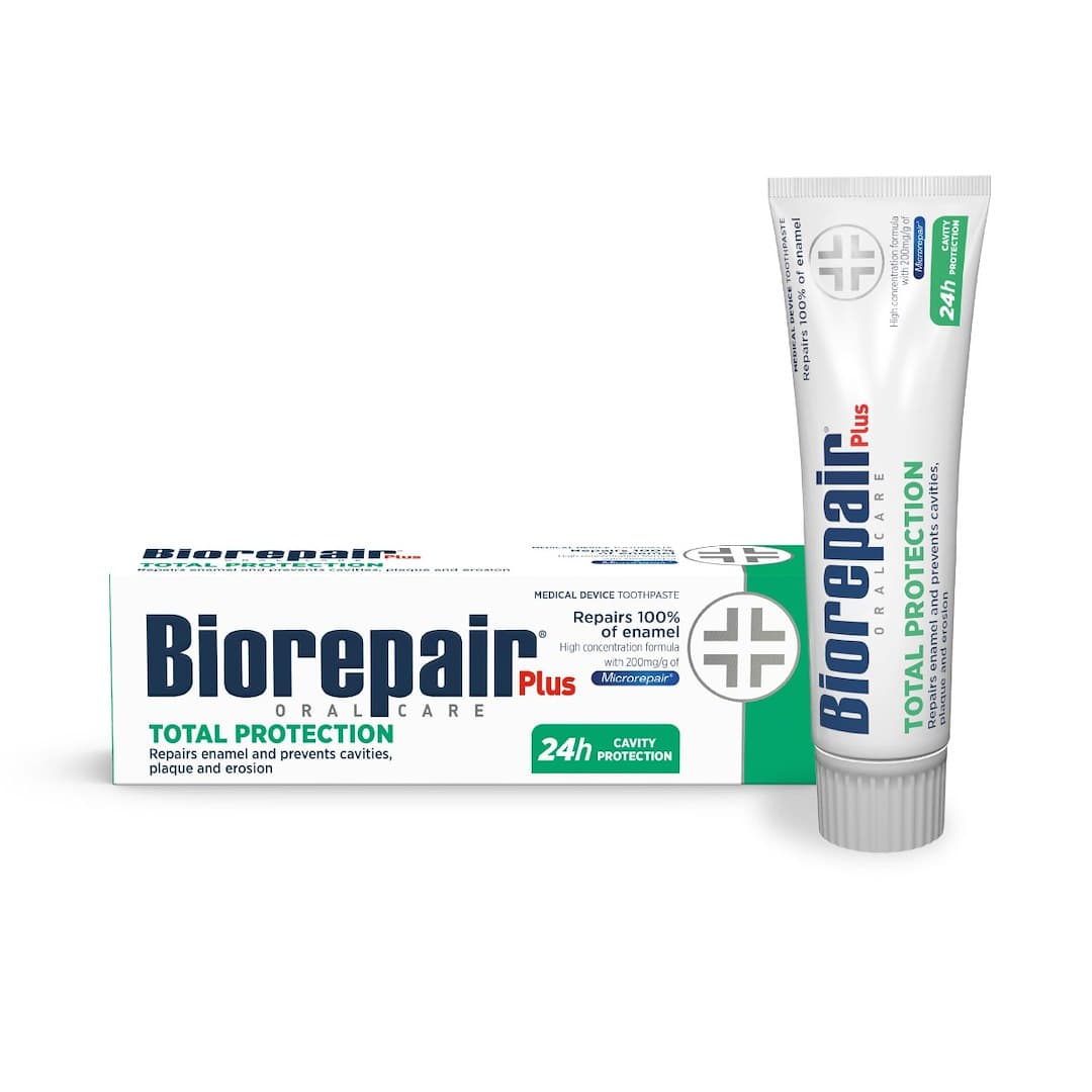 Biorepair - Plus Total Protection - 75 ml – Biorepair förpackning