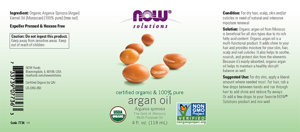 Now Foods - Argan Oil - 118ml