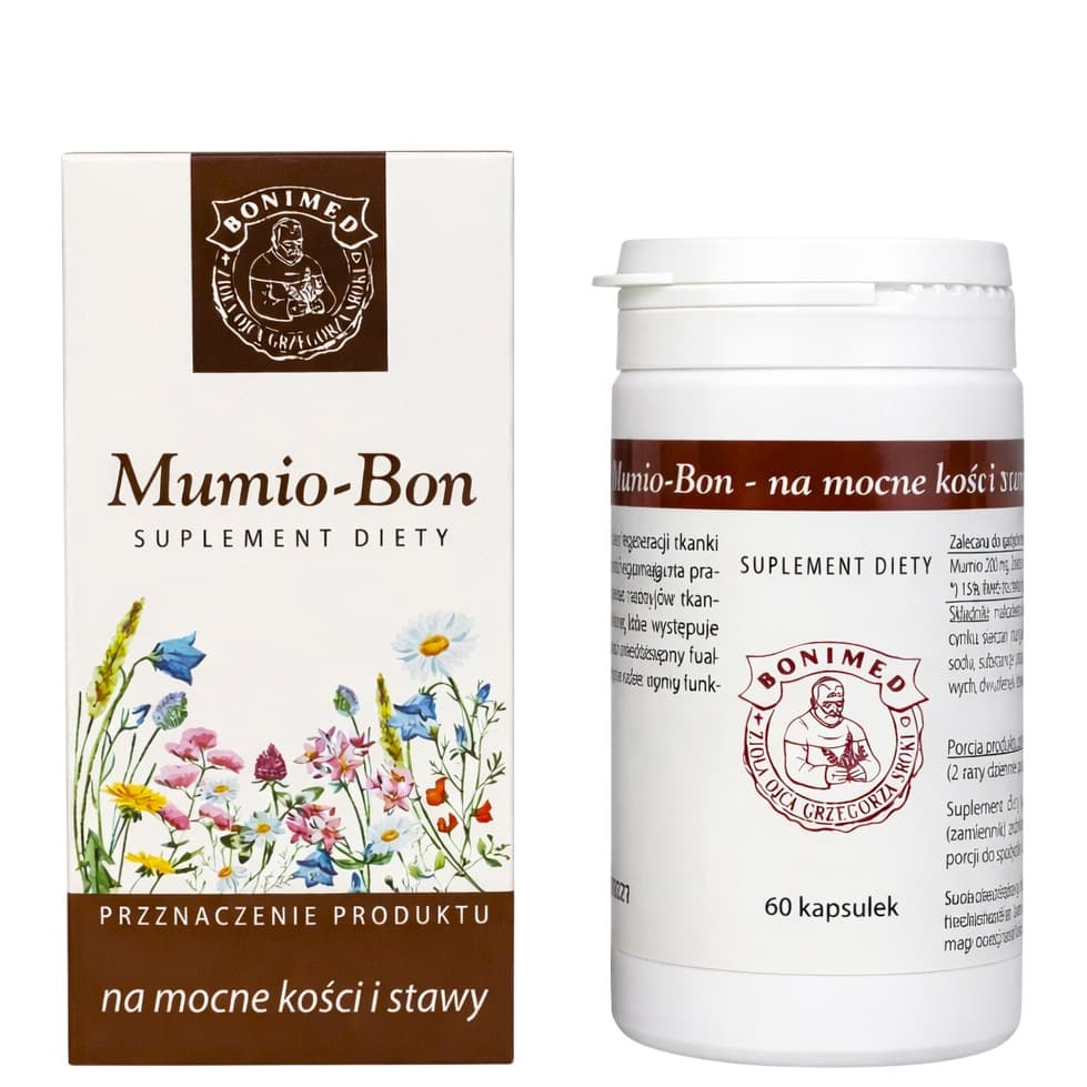 Bonimed - Mumio - Mountain Resin Extract – Bonimed förpackning