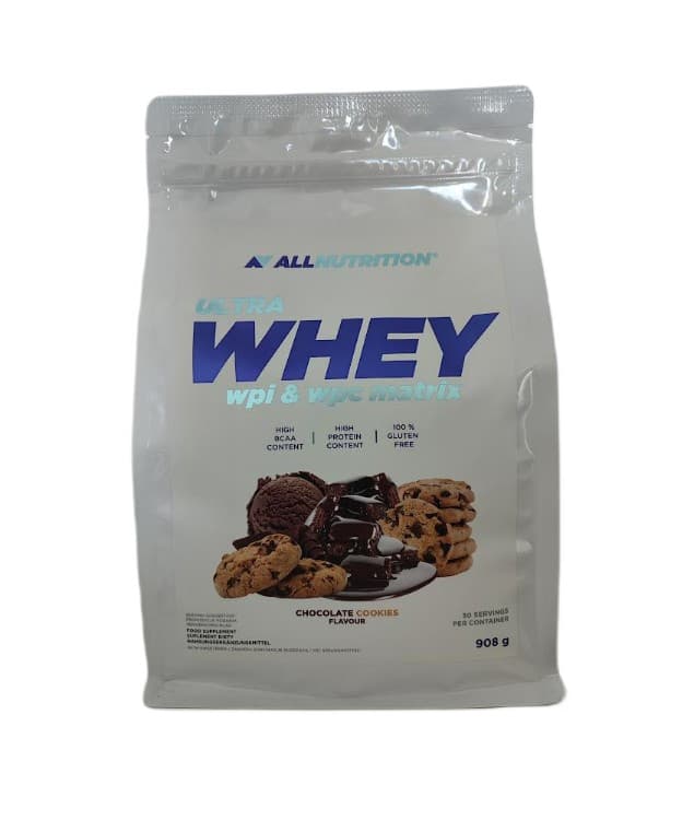 Allnutrition - Ultra Whey, Chocolate Cookies - 908g – Allnutrition förpackning