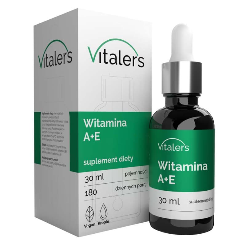 Vitalers - Vitamin A+E - 30 ml – Vitalers förpackning