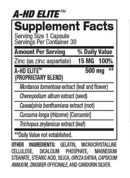 Bpi Sports - A-HD Elite - 30 Kaps