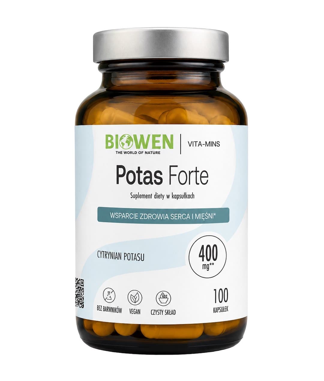 Biowen - Potassium Forte - 100 Caps – Biowen förpackning