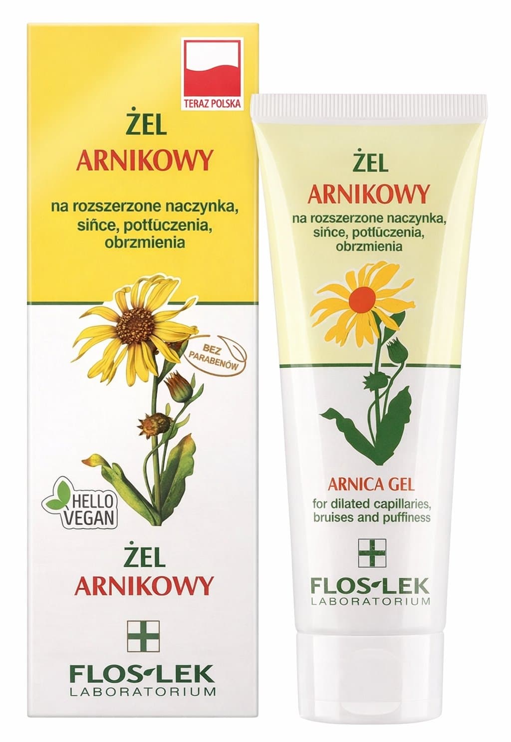 Flos-Lek Pharma - Arnica Gel - 50ml – Flos-Lek förpackning
