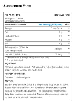 Nutrend - Ashwagandha KSM-66 - 60 Caps
