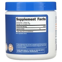 Nutricost - Agmatine Sulfate - 100g