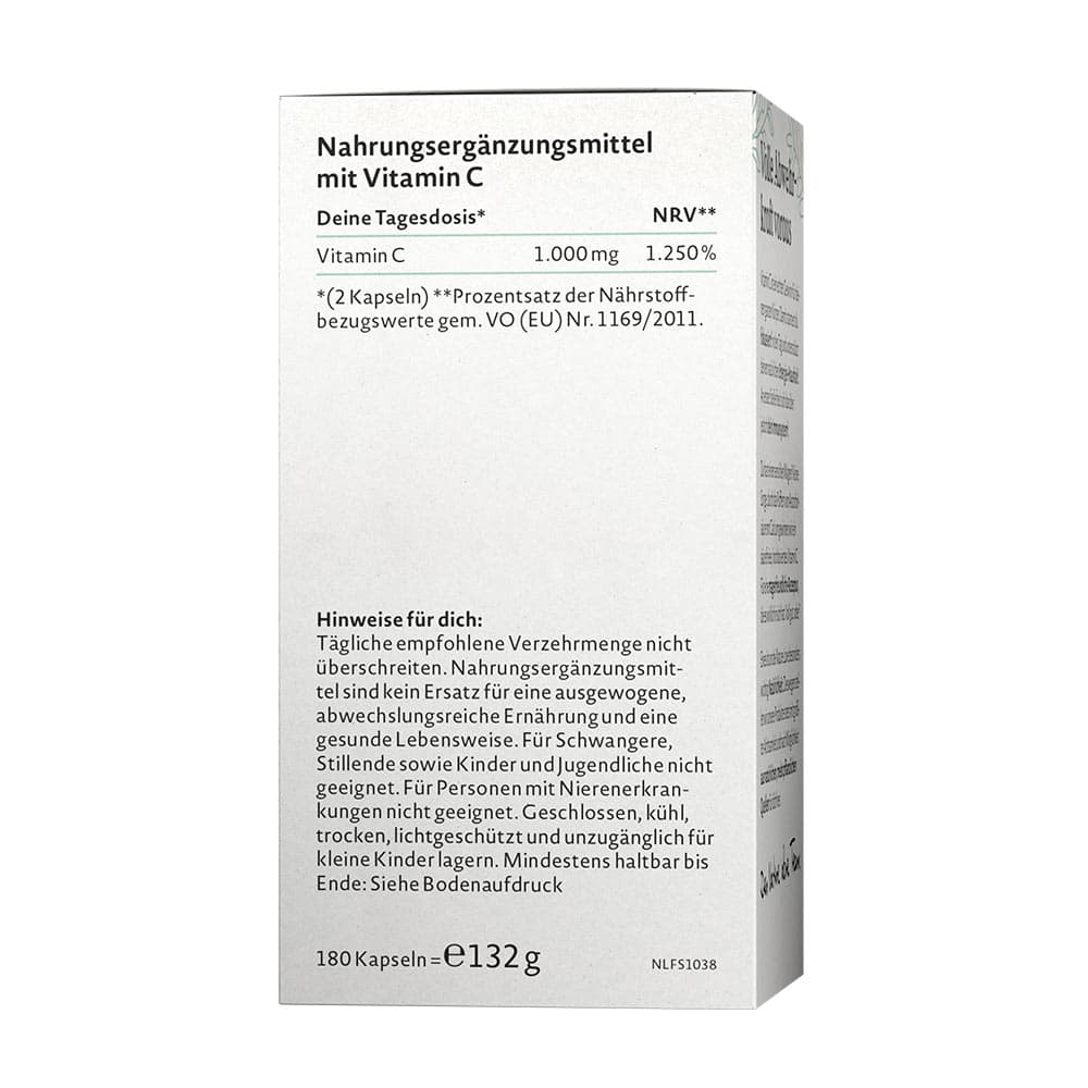 Nature Love - Buffered Vitamin C - 180 Caps