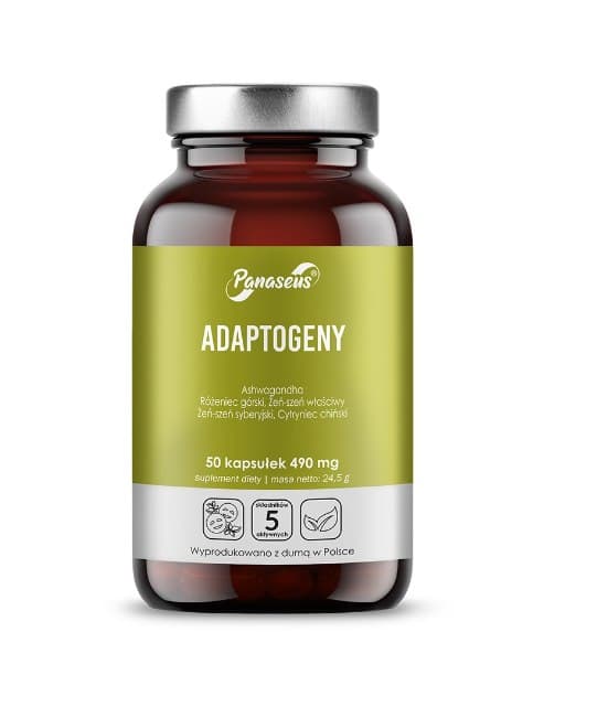Panaseus - Adaptogeny - 50 Caps – Panaseus förpackning