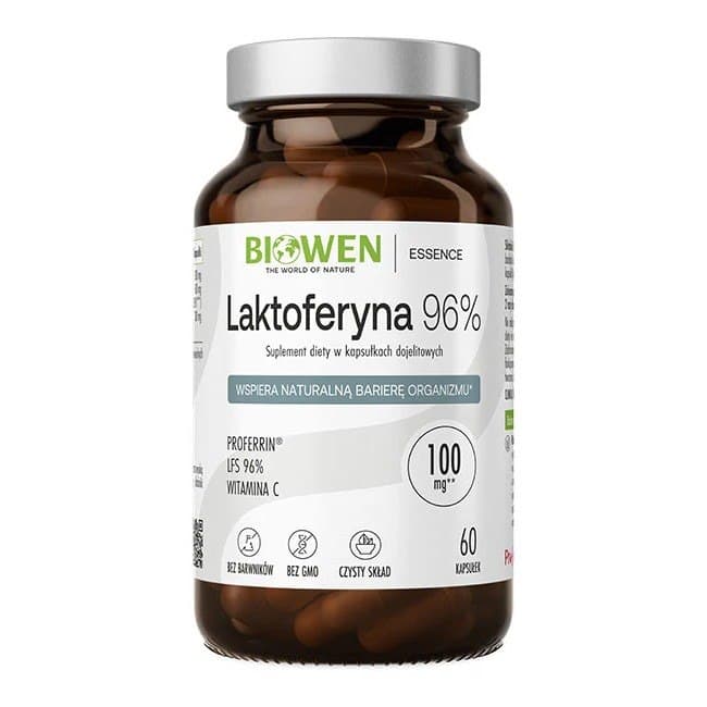 Biowen - Lactoferrin 96% - 60 Caps – Biowen förpackning