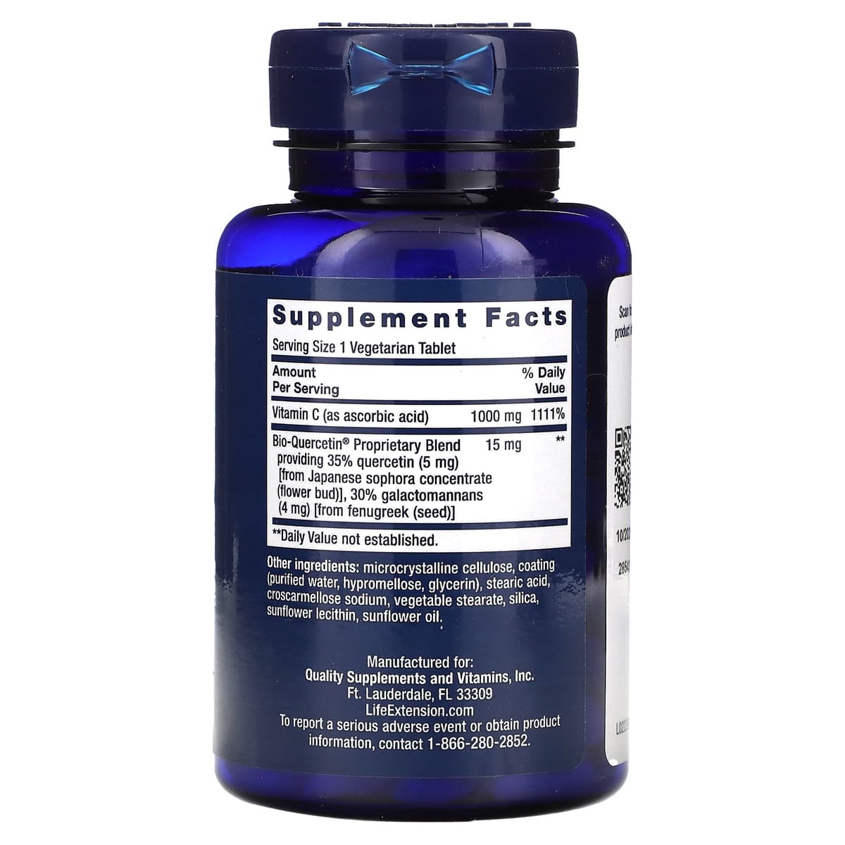 Life Extension - Vitamin C og Quercetin Phytosome - 60 Tabs