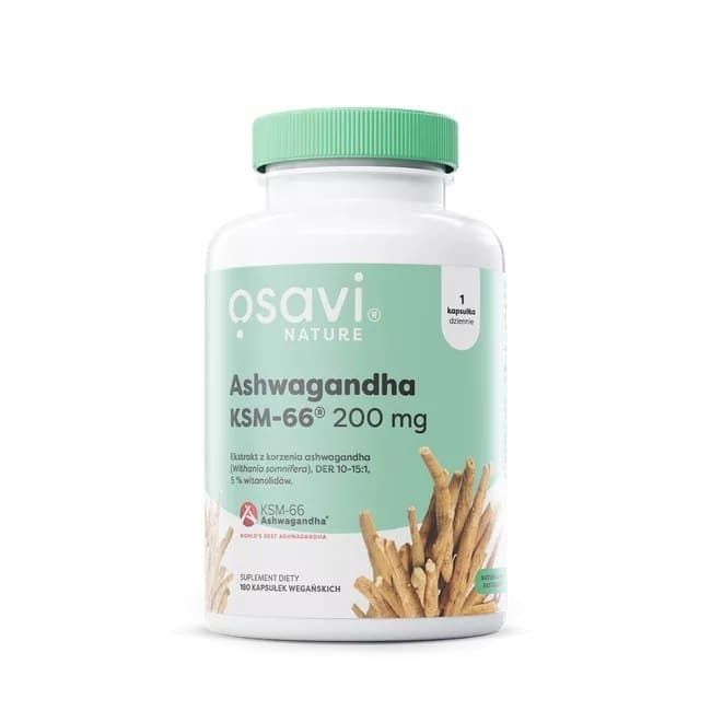 Osavi Nature - Ashwagandha KSM-66 - 60 Caps – Osavi förpackning