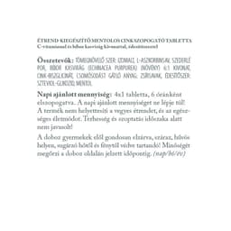 Vitaking - Zinc Immuno - 30 Szopogatő Tabletta (30 Lozenges)