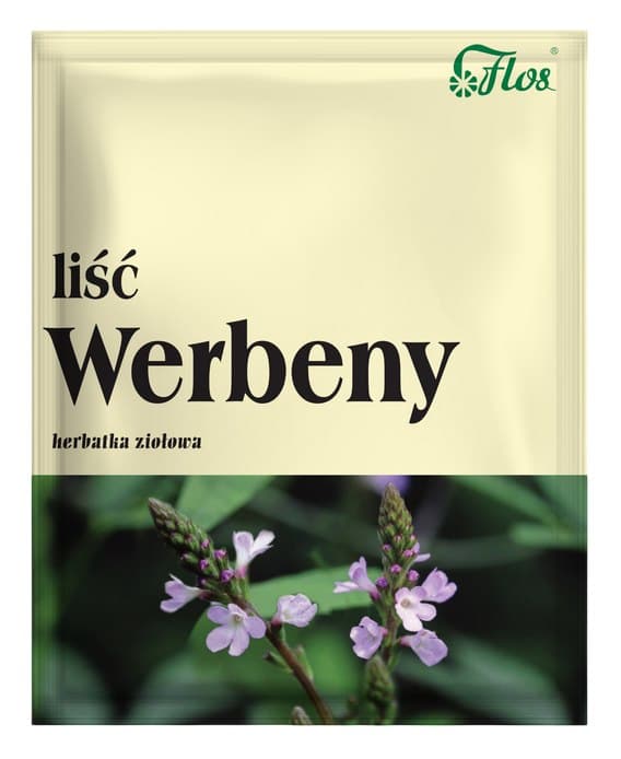 Flos - Verbena Leaf - Herbal Tea - 50g – Flos förpackning