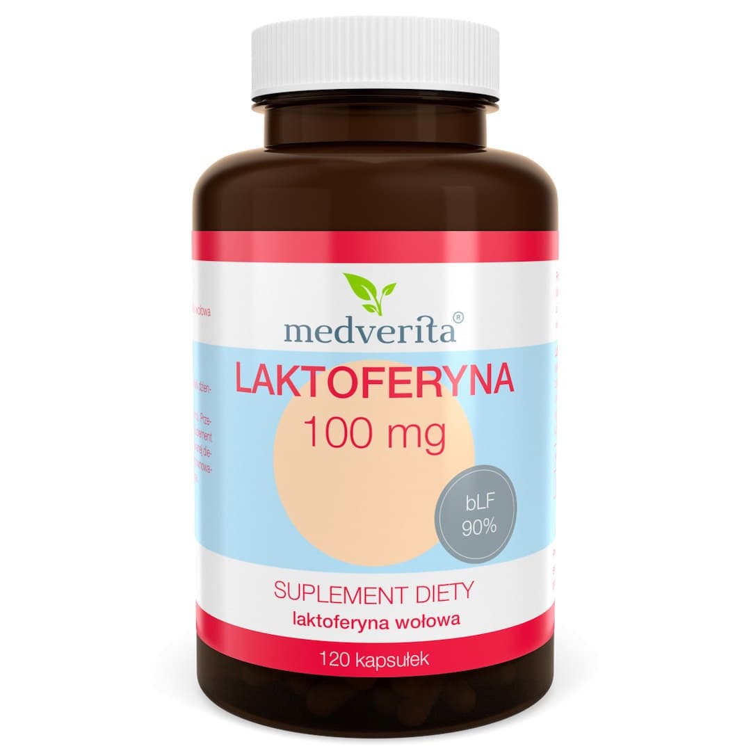 Medverita - Lactoferrin - 120 Caps – Medverita förpackning
