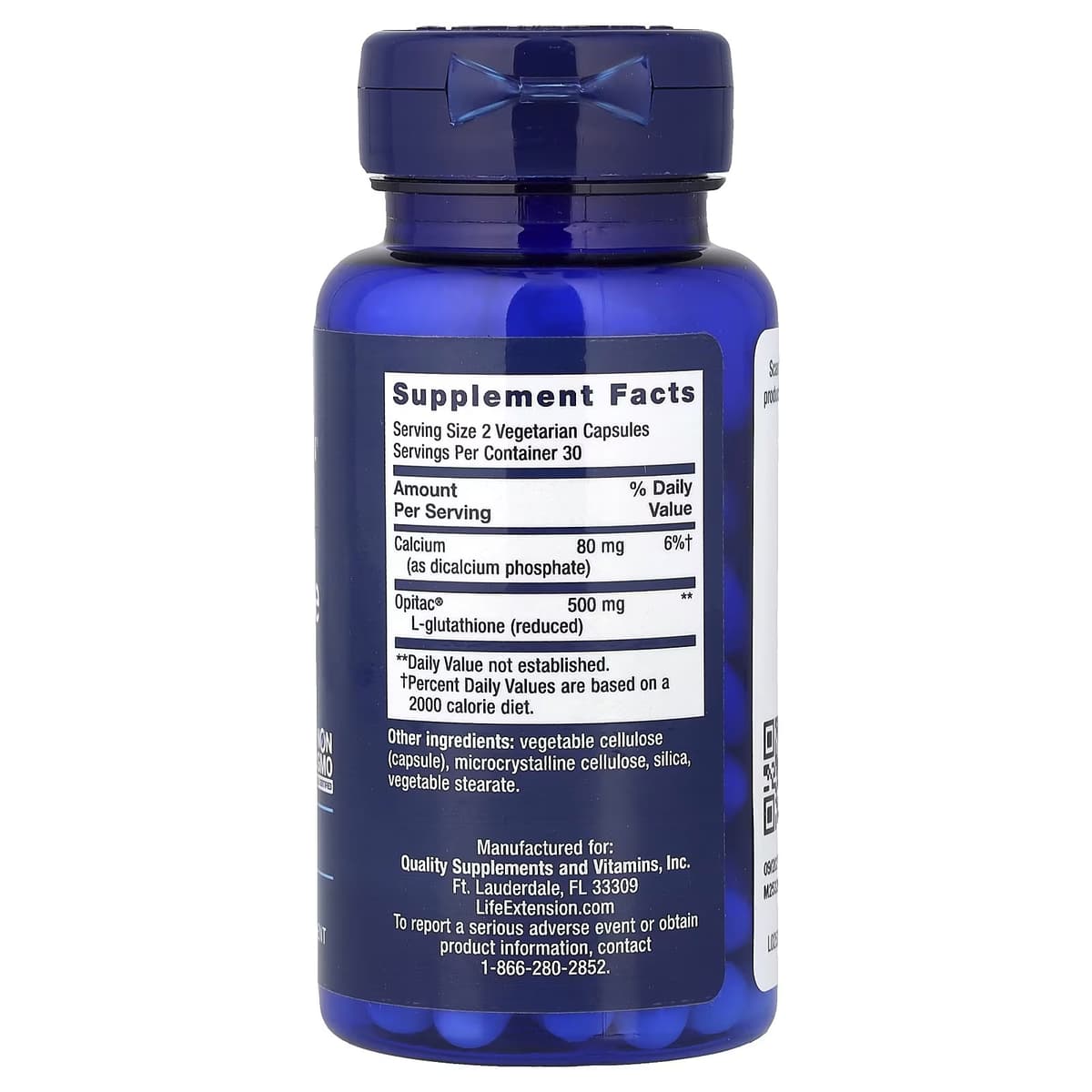 Life Extension - Glutathione - 60 Kapsler