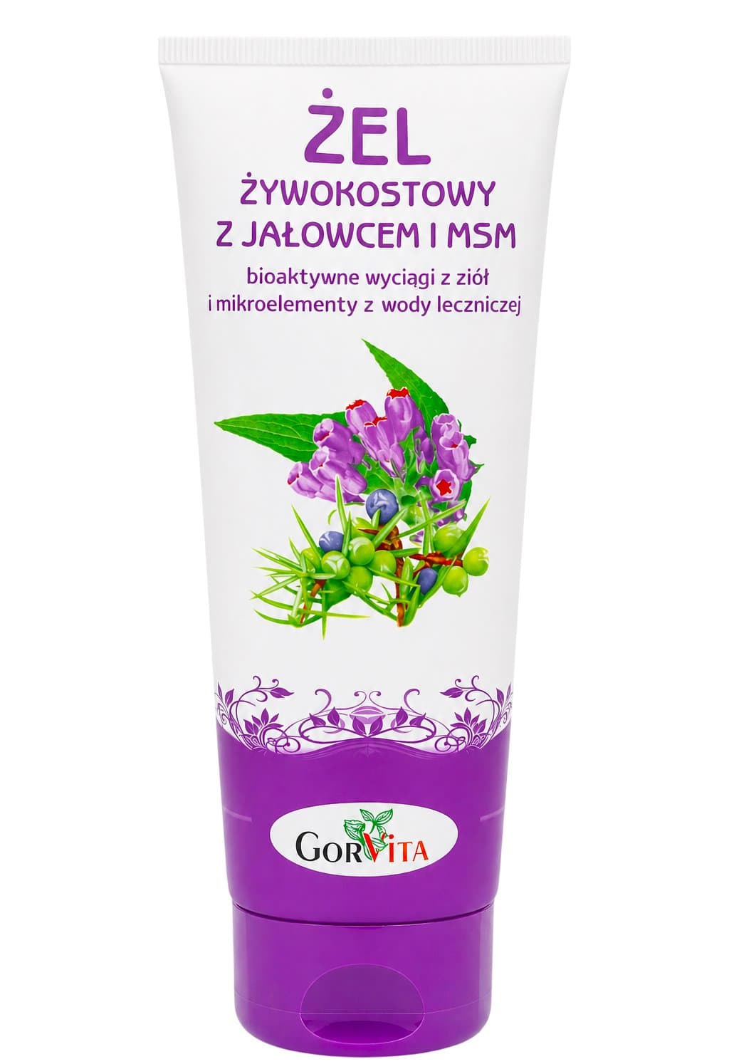 Gorvita - Comfrey Gel With Juniper And MSM 200ml – Gorvita förpackning