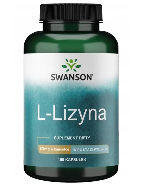 Swanson - Lysine Free-Form 500 mg - 100 Caps