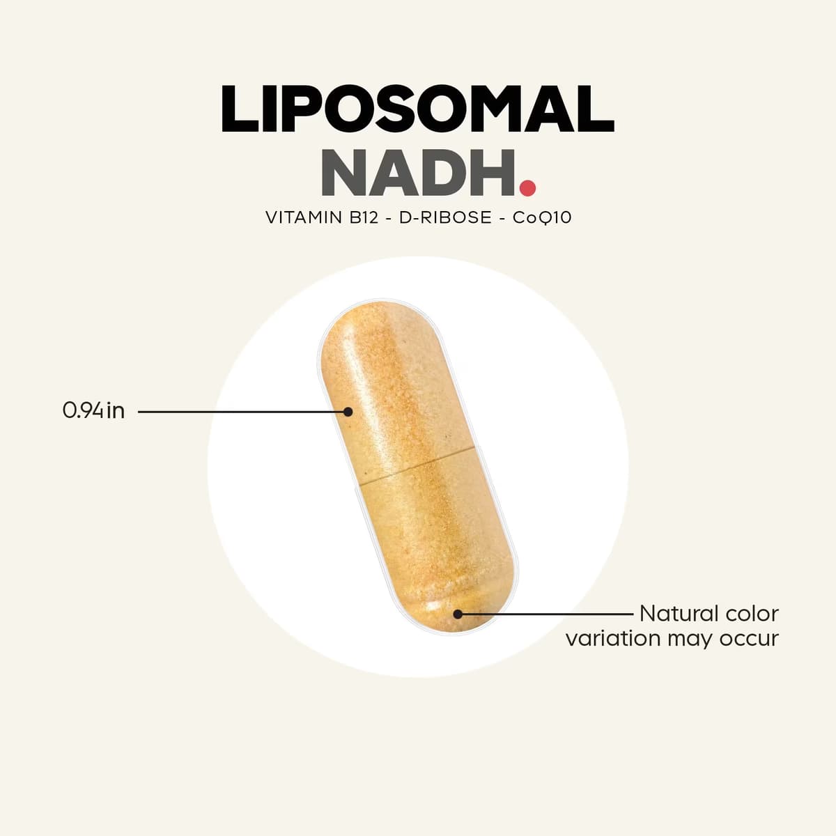 Codeage Liposomal Nadh+ - 60 Vcaps - 60 Vegetabilske Kapsler