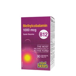 Natural Factors - B12 Methylcobalamin 1000mcg